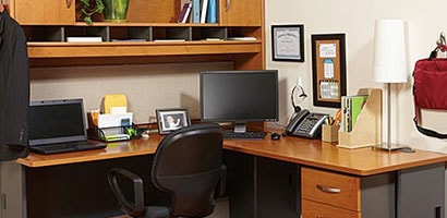His Office – Efficient Organization