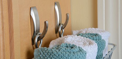 Hang paper towels inside cabinet with command strips  Kitchen paper towel, Paper  towel holder, Kitchen paper