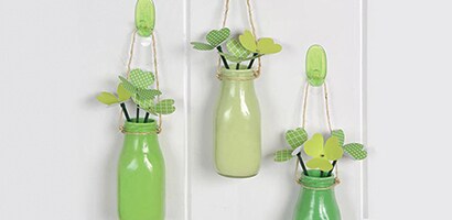 St. Patty's Day Vases
