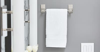 Bath Satin Nickel Hand Towel Bar
