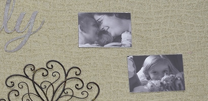 Choose a few favorite family photos.
