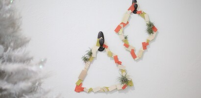 Geometric Holiday Wreath