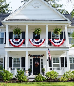 pics American Flag For Porch Railing patriotic front porch