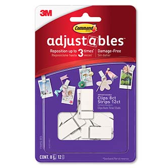 Command® Adjustables™ Spring Clips