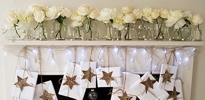 크리스마스 벽난로 장식
