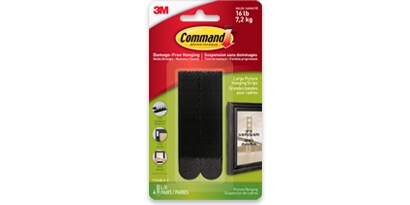 Command™ Black Large Picture Hanging Strips
