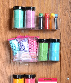 Fill with your cake and cookie decorating supplies.
