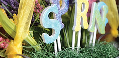 Spring Front Door Display