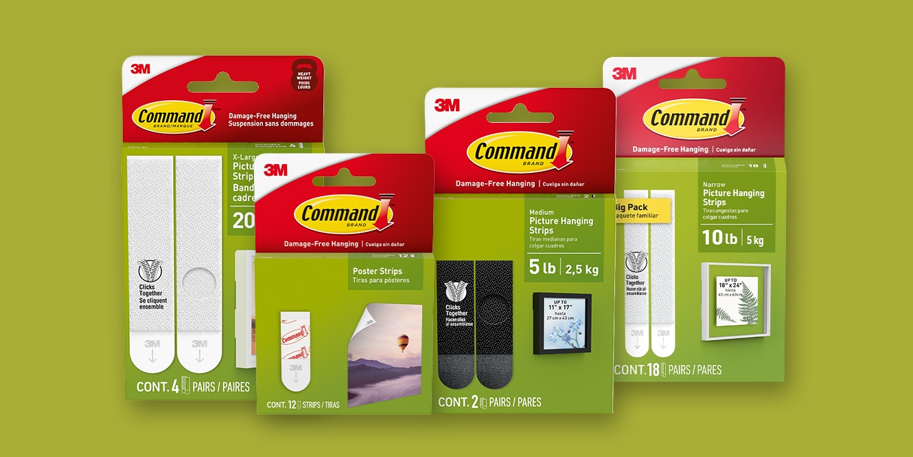 How to Apply & Remove Command™ Picture Hanging Strips
