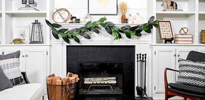 Easy fireplace decorating ideas