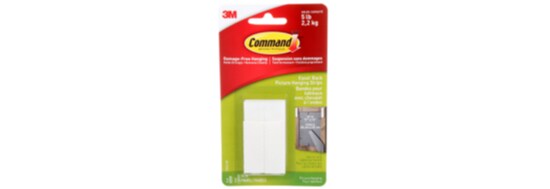Command™ Easel Back Picture Hanging Strips.
