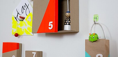 Color-blocked Advent Tree