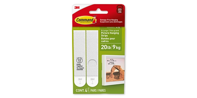 Command™ 20 lb  Picture Hanging Strips
