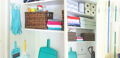 Cleaning Closet Makeover