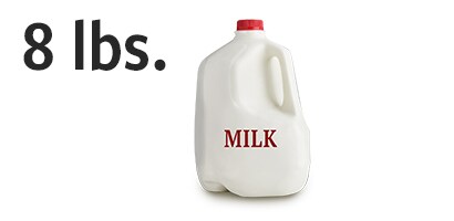 8lbs Milk
