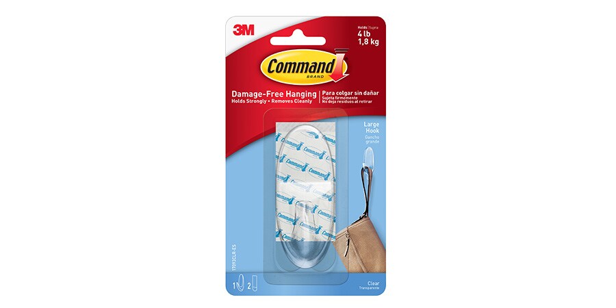 Command™ Clear Large Hook
