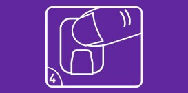 Pressing firmly for 5 seconds.
