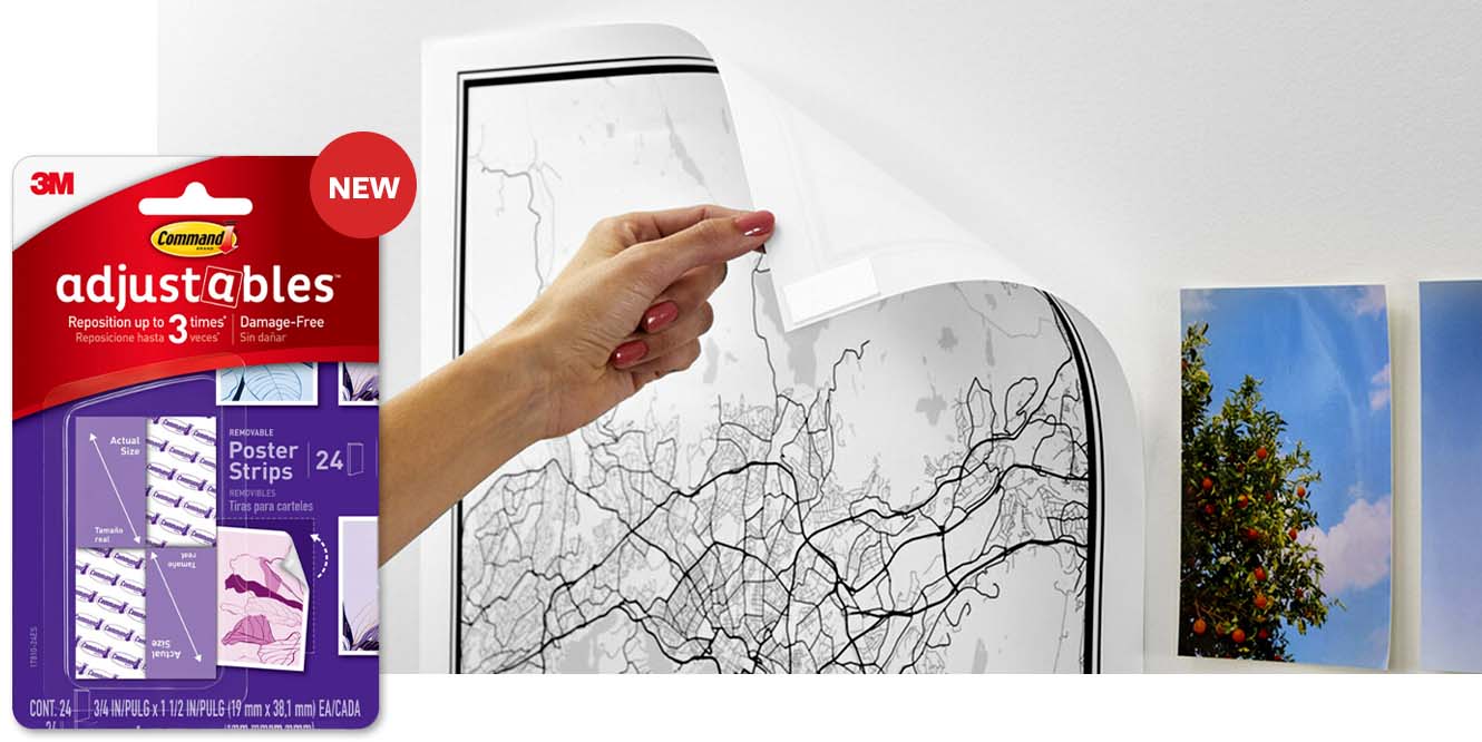 Command® Adjustables™ Poster Strips
