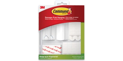 Command™ Black Large Picture Hanging Strips