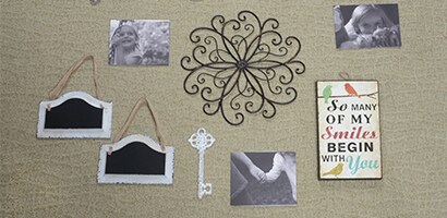 Gather items that represent your family
