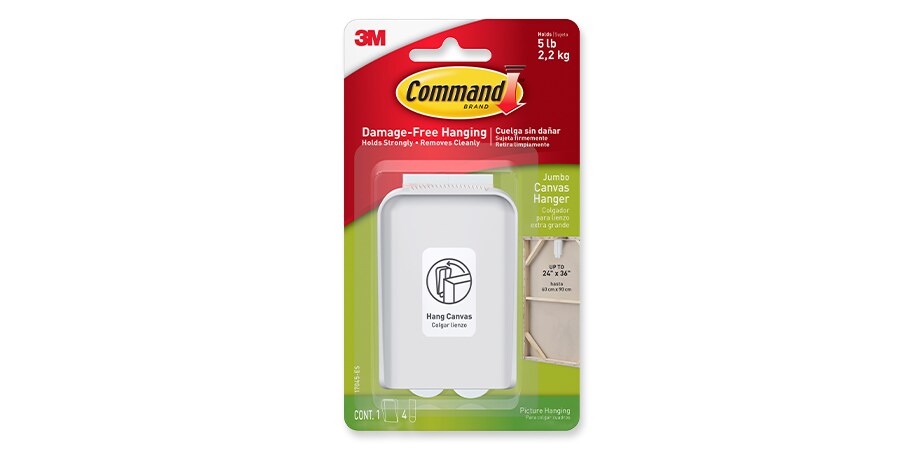 Command™ Jumbo Canvas Hanger
