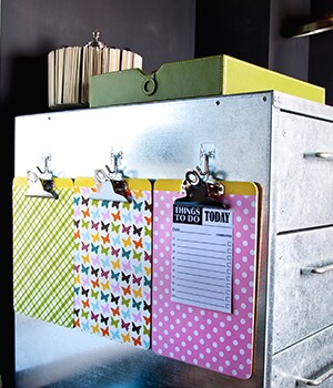 It adds a colorful touch while organizing mail, keeping to-do lists front and center and showcasing A+ homework

