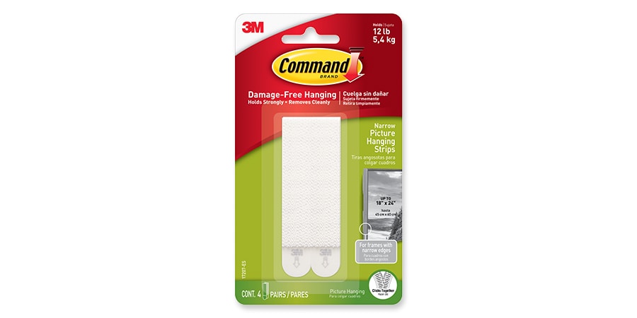 Command™ Narrow Picture Hanging Strips
