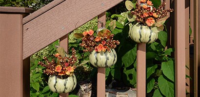 Fall Stair Décor